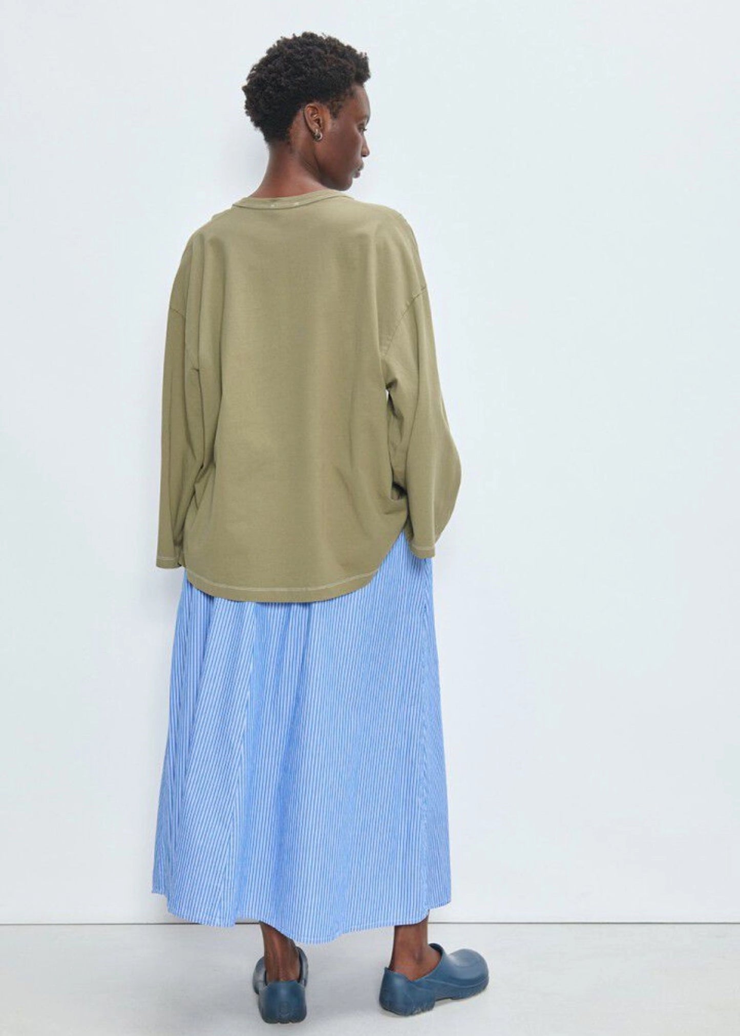 American Vintage, Fizvalley L/S T-shirt, Origan vintage