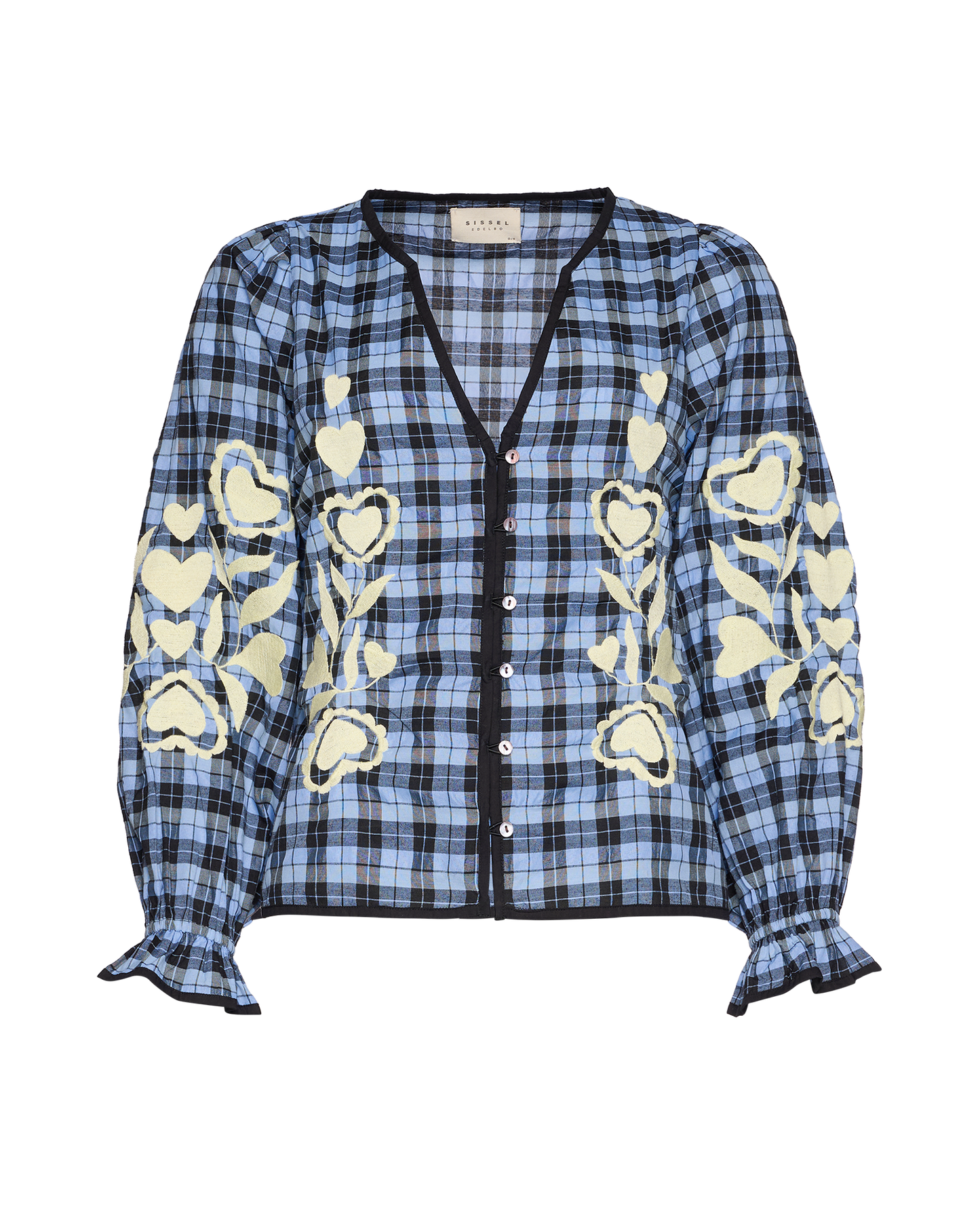 Pre order- Sissel Edelbo, Fran Top, Blue Checks