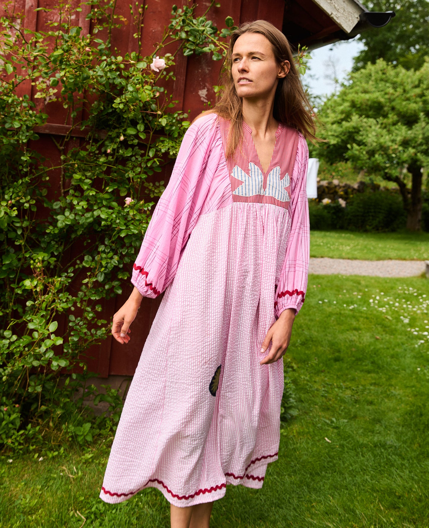 Sissel Edelbo, GAIA DRESS, Rose mix