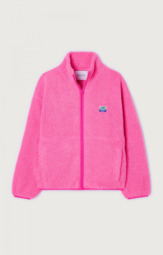 American Vintage, Hoktown Fleece Jacket, Acid Pink Melange