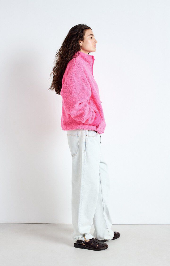 American Vintage, Hoktown Fleece Jacket, Acid Pink Melange