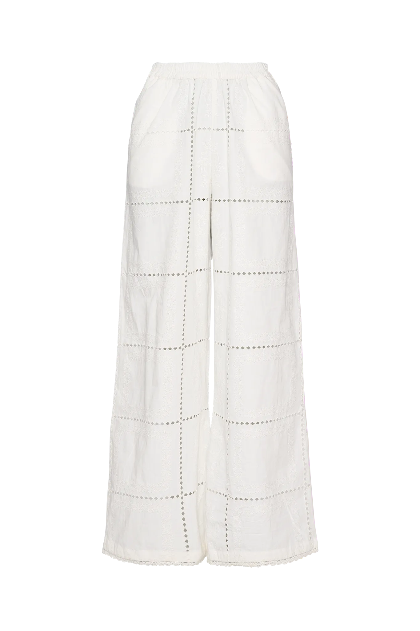 SIssel Edelbo, Hilde Pants, White Squares
