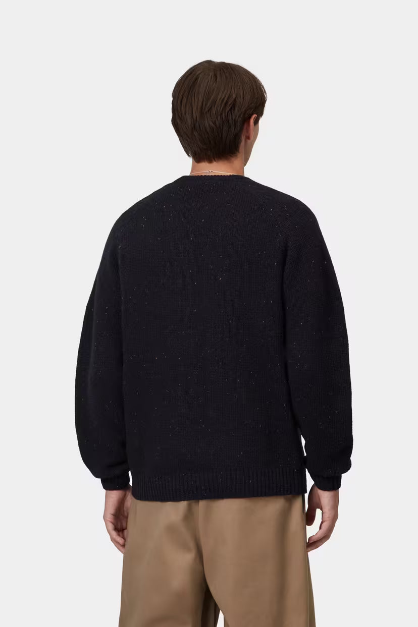 Carhartt WIP, Anglistic Sweater, Speckled Navy
