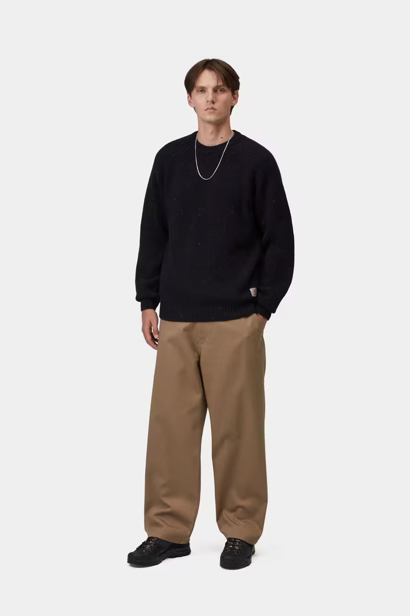 Carhartt WIP, Anglistic Sweater, Speckled Navy