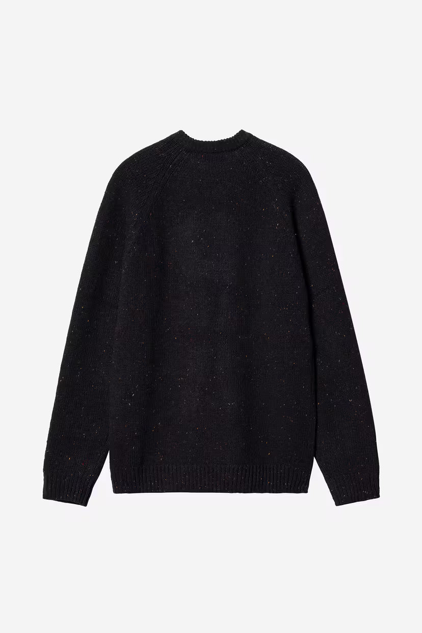 Carhartt WIP, Anglistic Sweater, Speckled Navy
