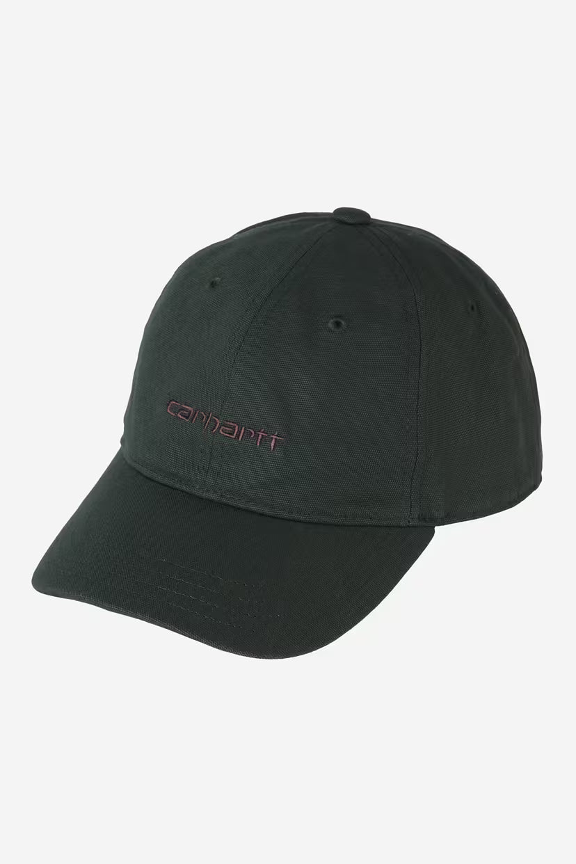 Carhartt WIP, Canvas Script Cap, Dark Scarab / Palisander