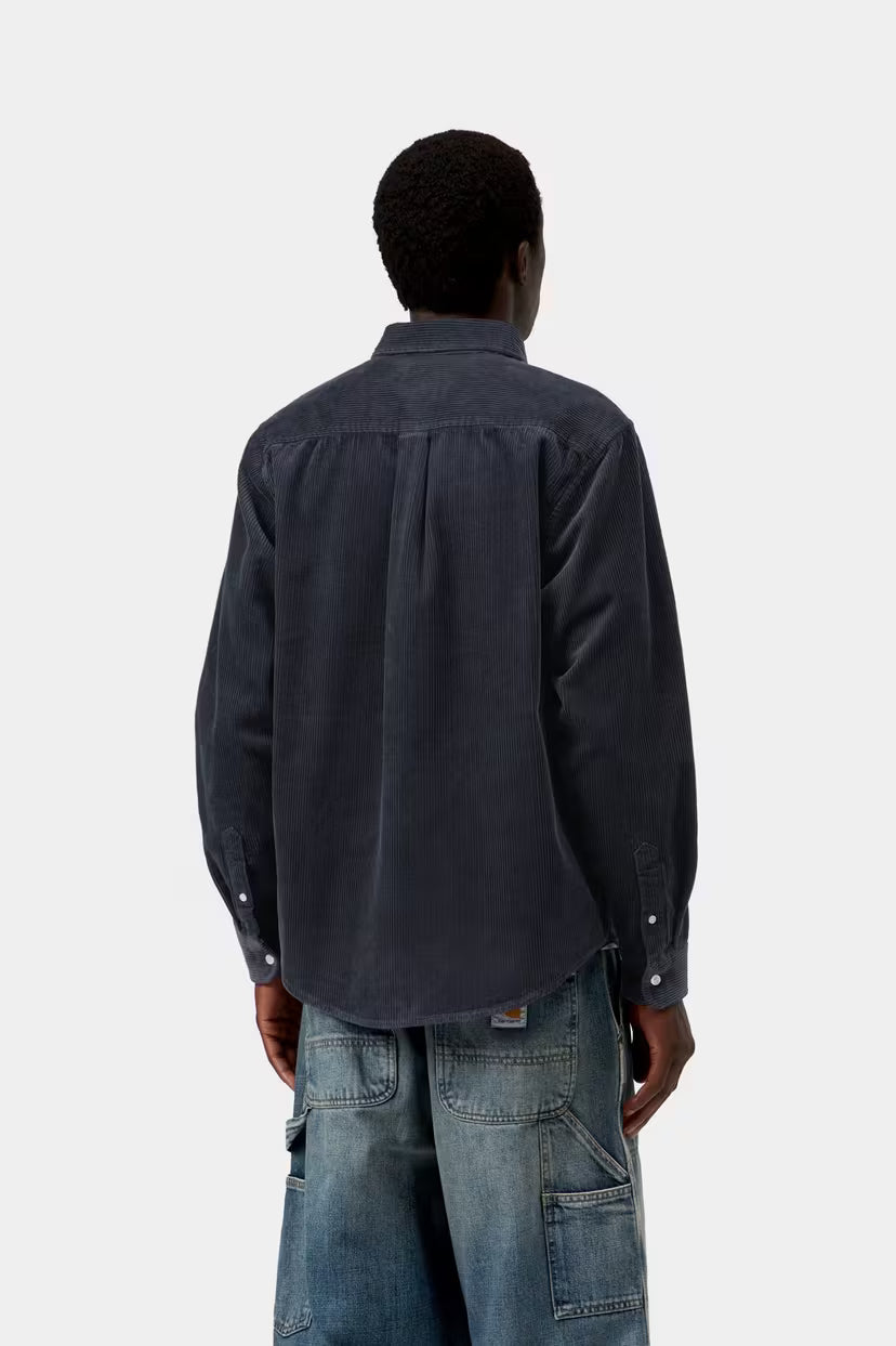Carhartt WIP, L/S Madison Cord Shirt, Dark Navy