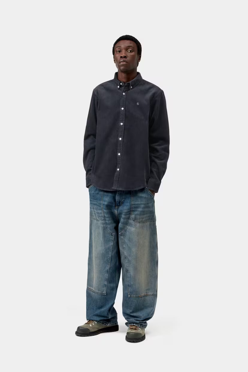 Carhartt WIP, L/S Madison Cord Shirt, Dark Navy