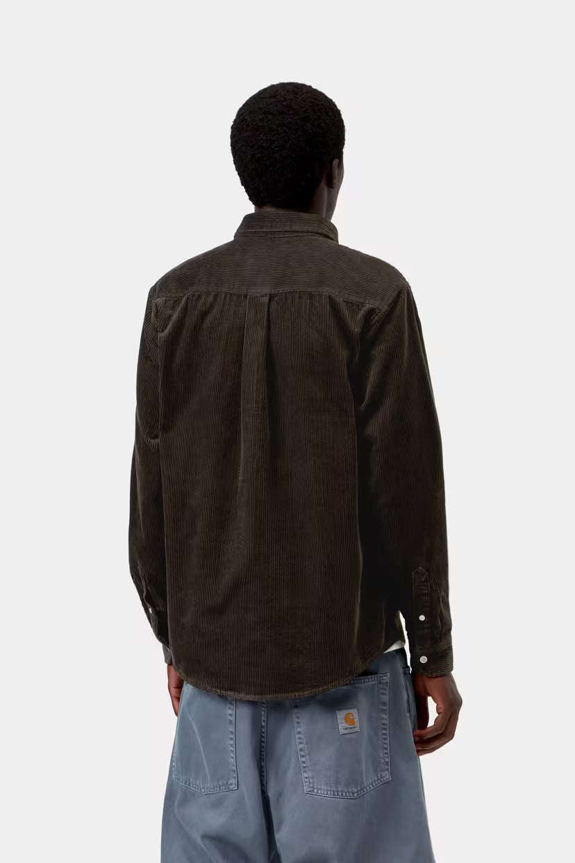 Carhartt WIP, L/S Madison Cord Shirt, Tobacco