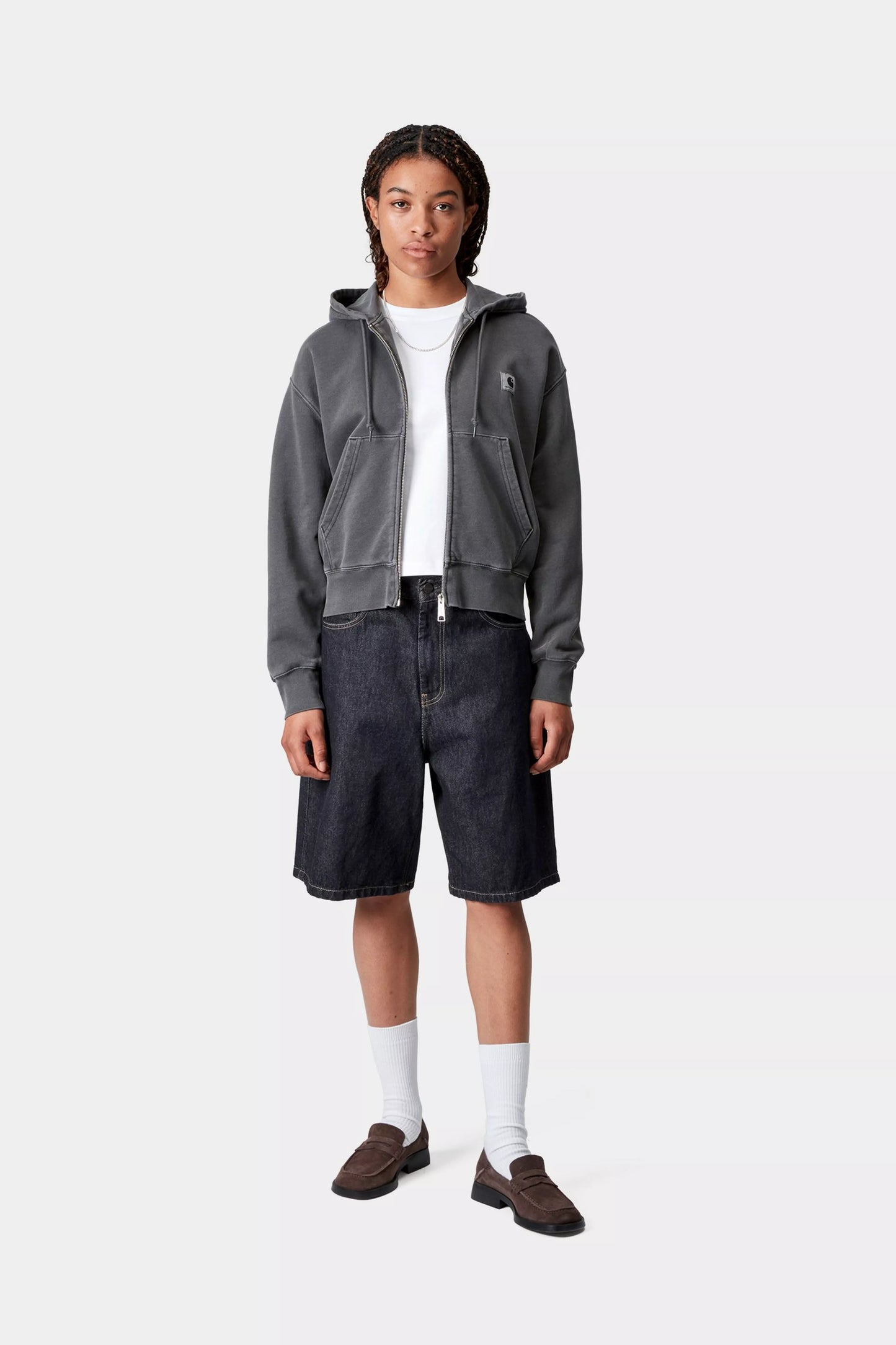Carhartt WIP, W' Brandon Short, Blue Rinsed