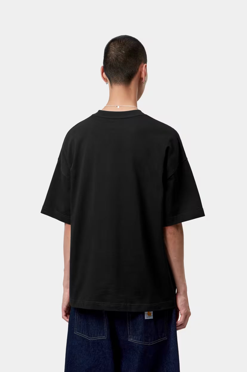 Carhartt WIP, S/S Signature Script T-Shirt, Black