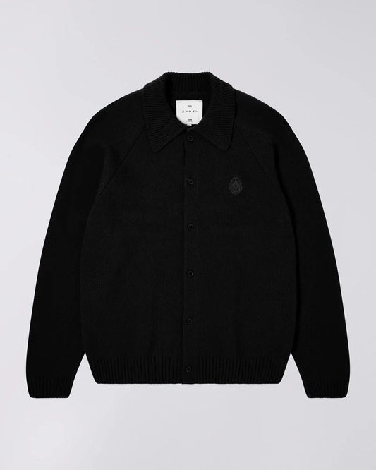 EDWIN, Mars Polo Cardigan, Black