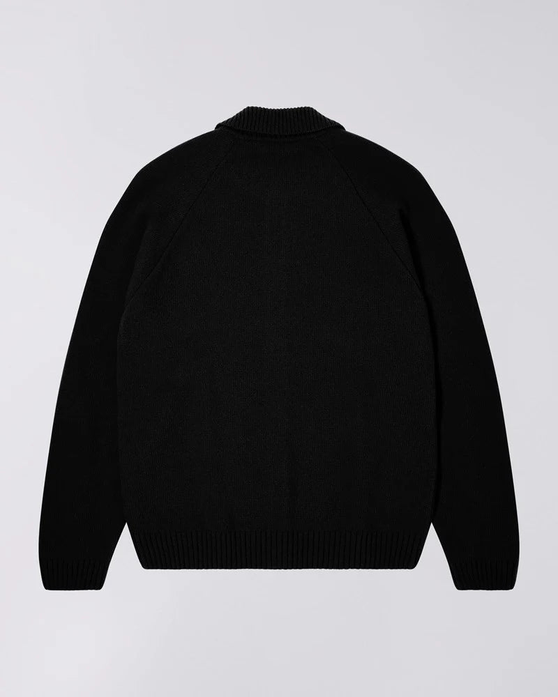 EDWIN, Mars Polo Cardigan, Black