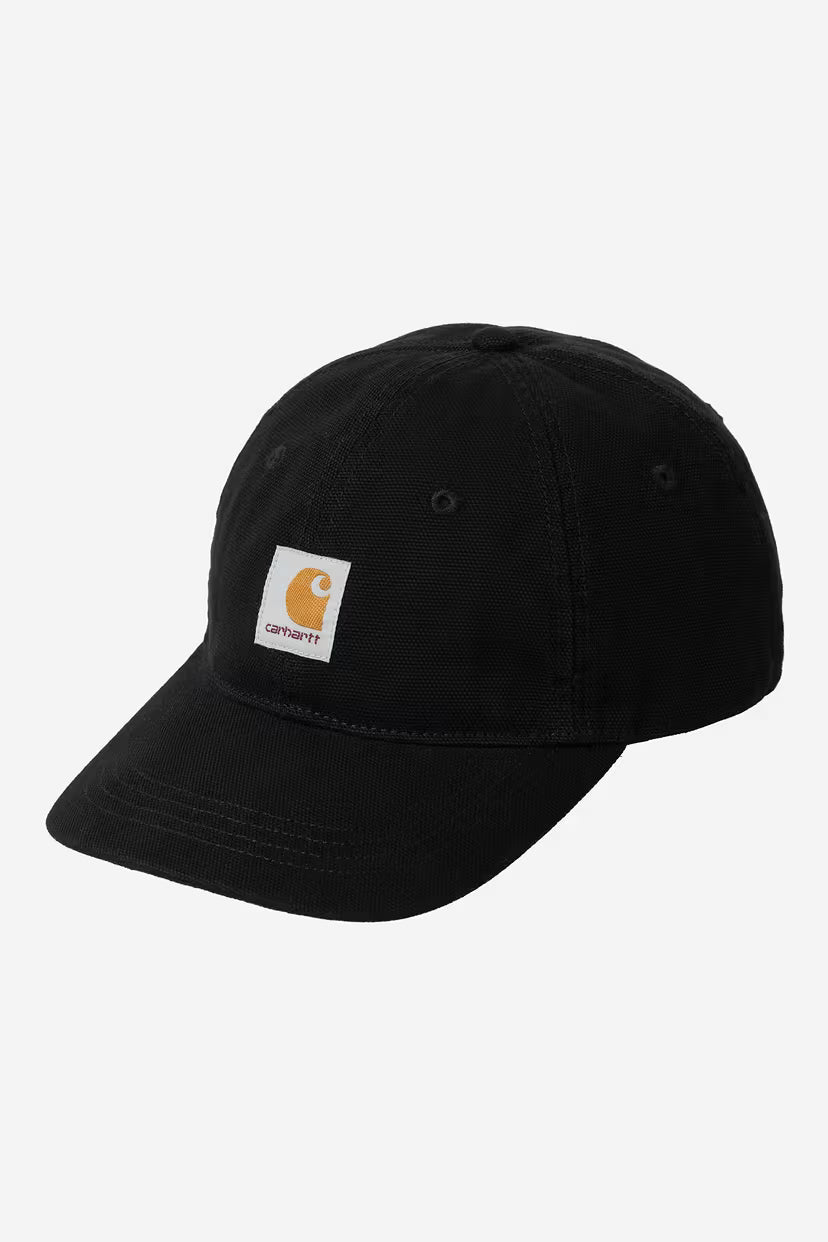 Carhartt WIP, Selby Canvas Cap, Black, Stone washed