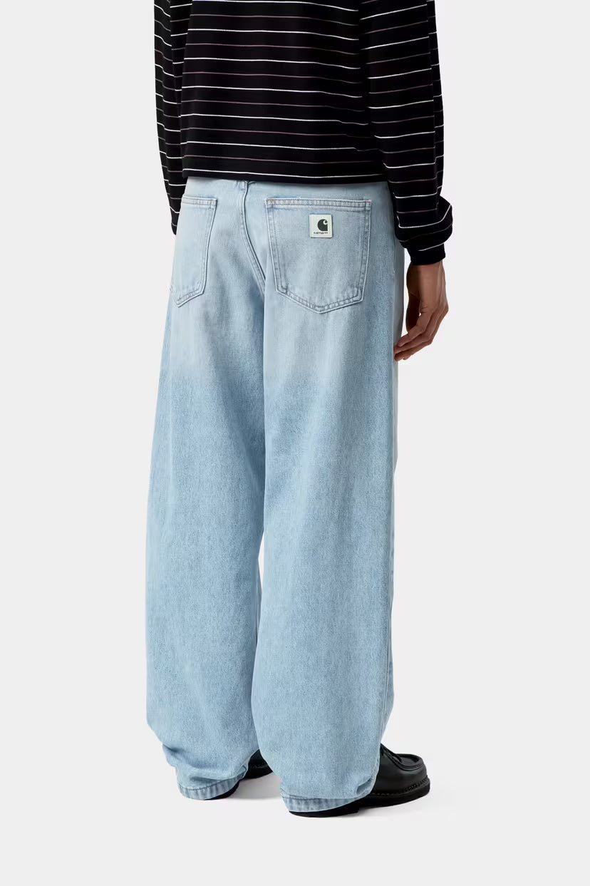 Carhartt WIP, W' Brandon Pant, Blue, Heavy worn bleached