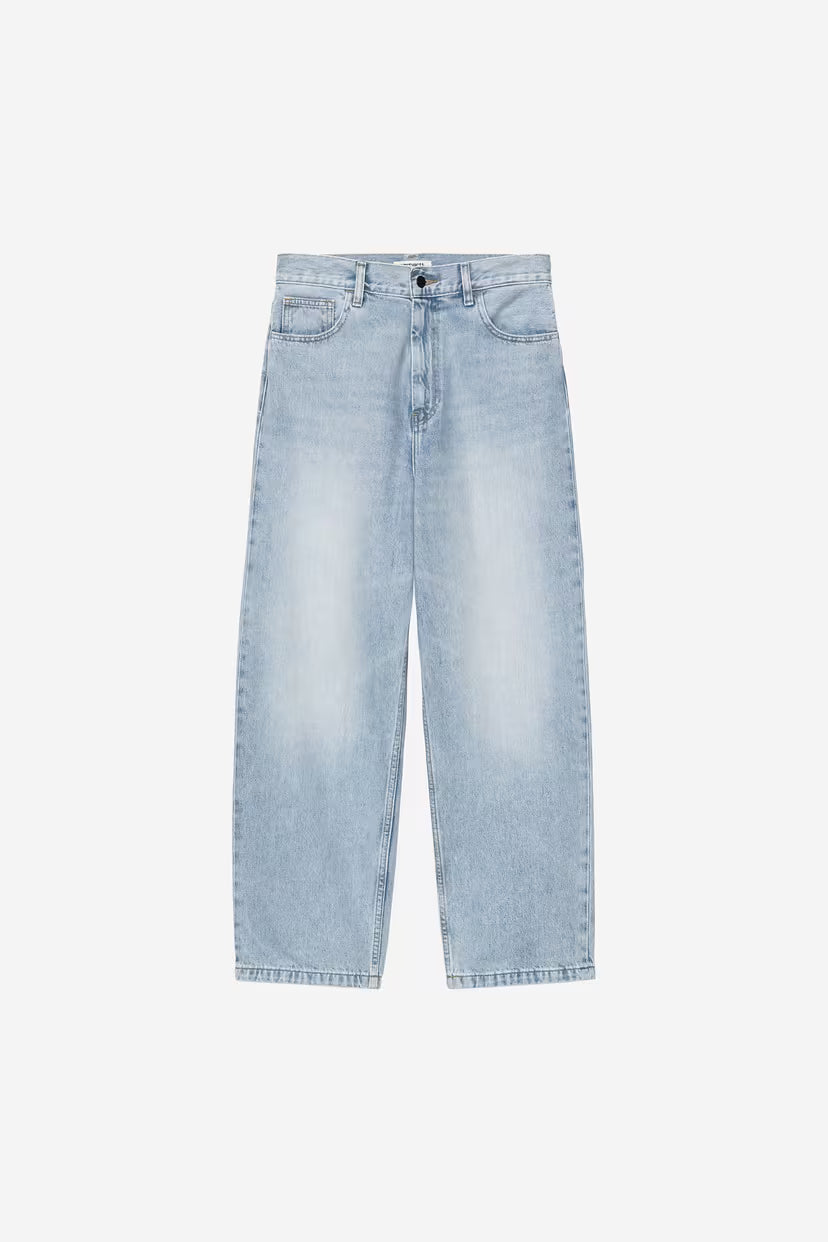 Carhartt WIP, W' Brandon Pant, Blue, Heavy worn bleached