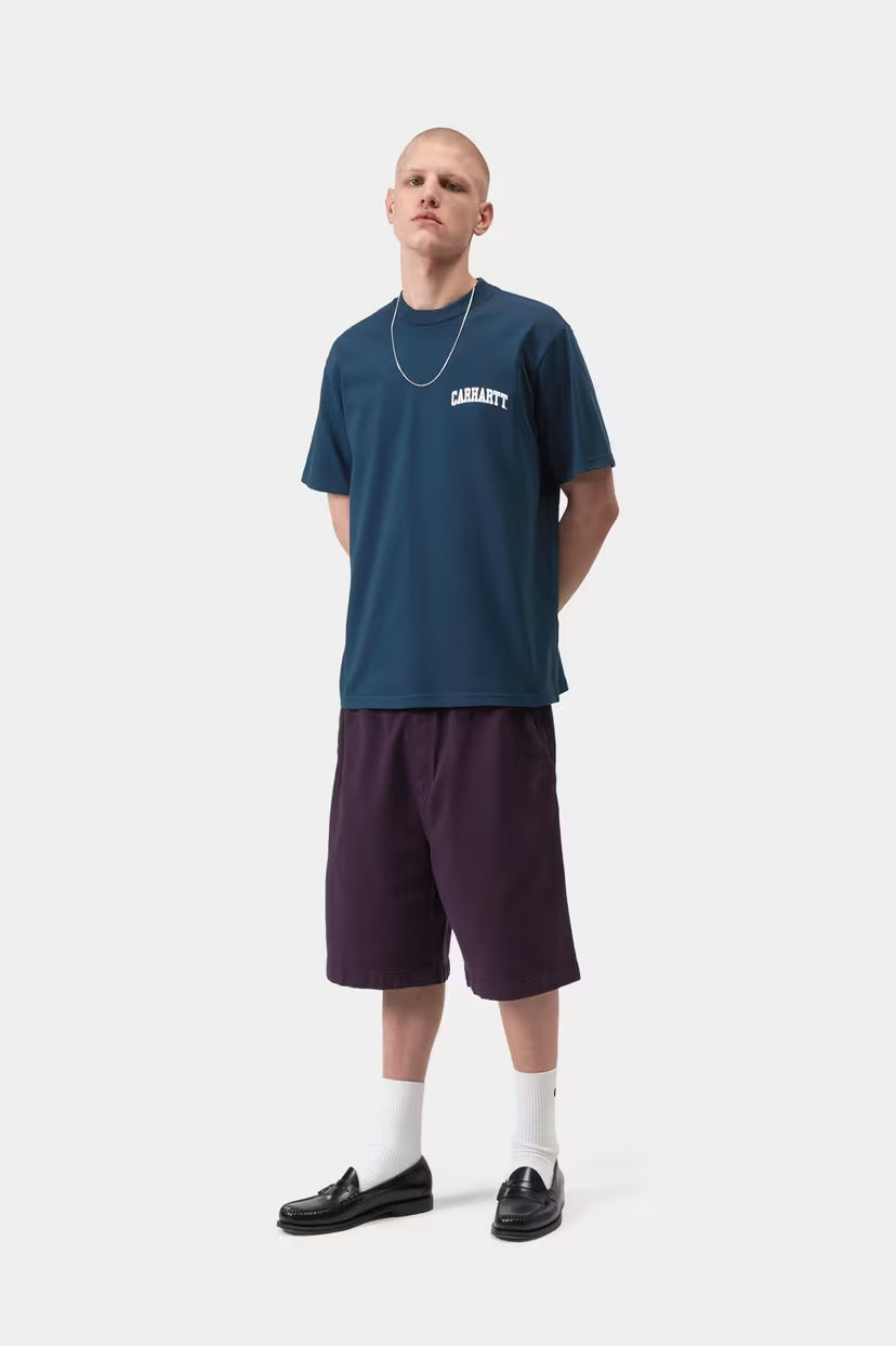 Carhartt WIP, S/S University Script T-Shirt, River Blue