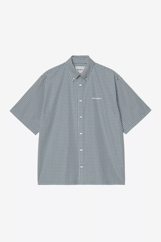 Carhartt WIP, S/S Groff Shirt, Groff Check Blue River