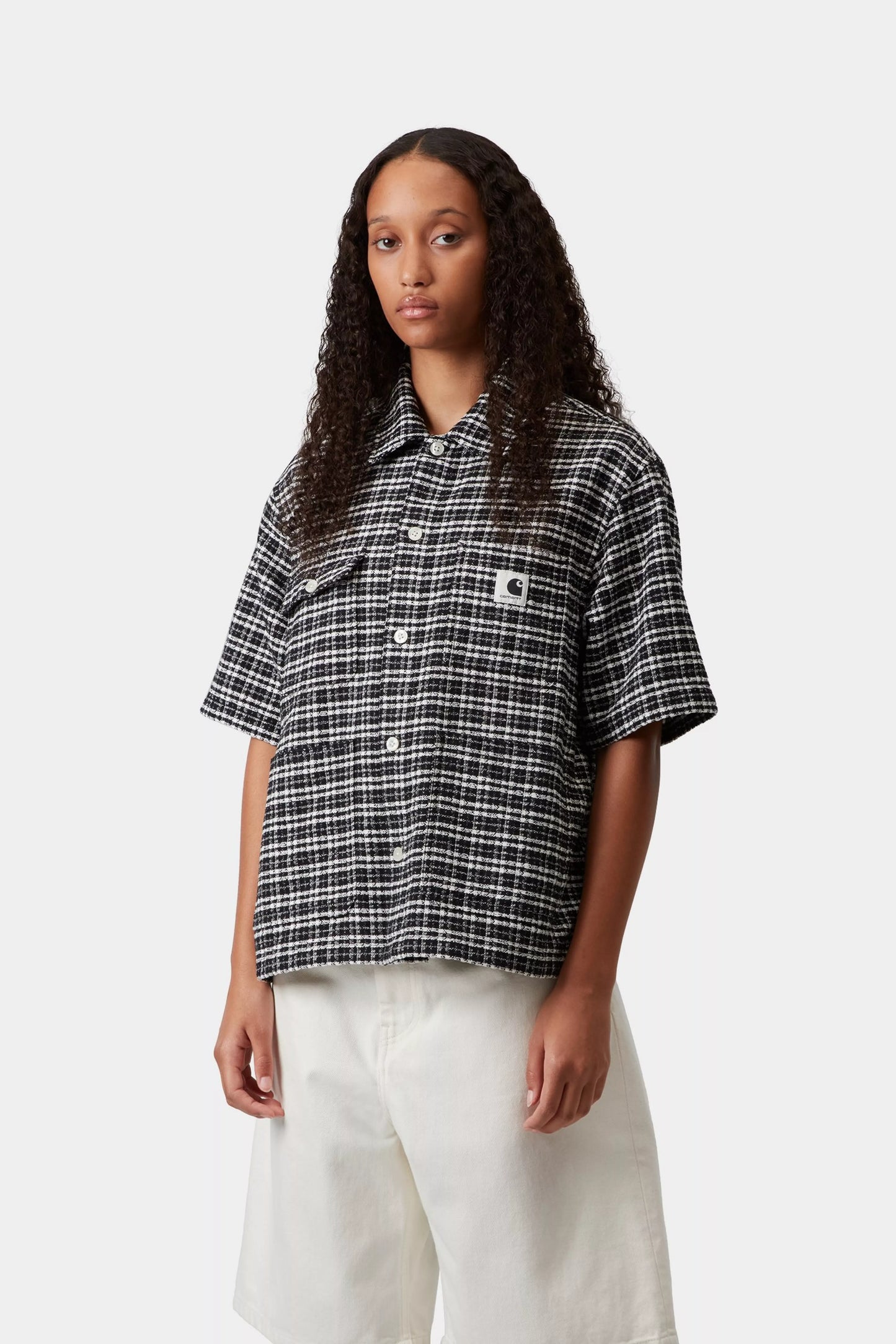 Carhartt WIP, W' S/S Michigan Shirt, Black