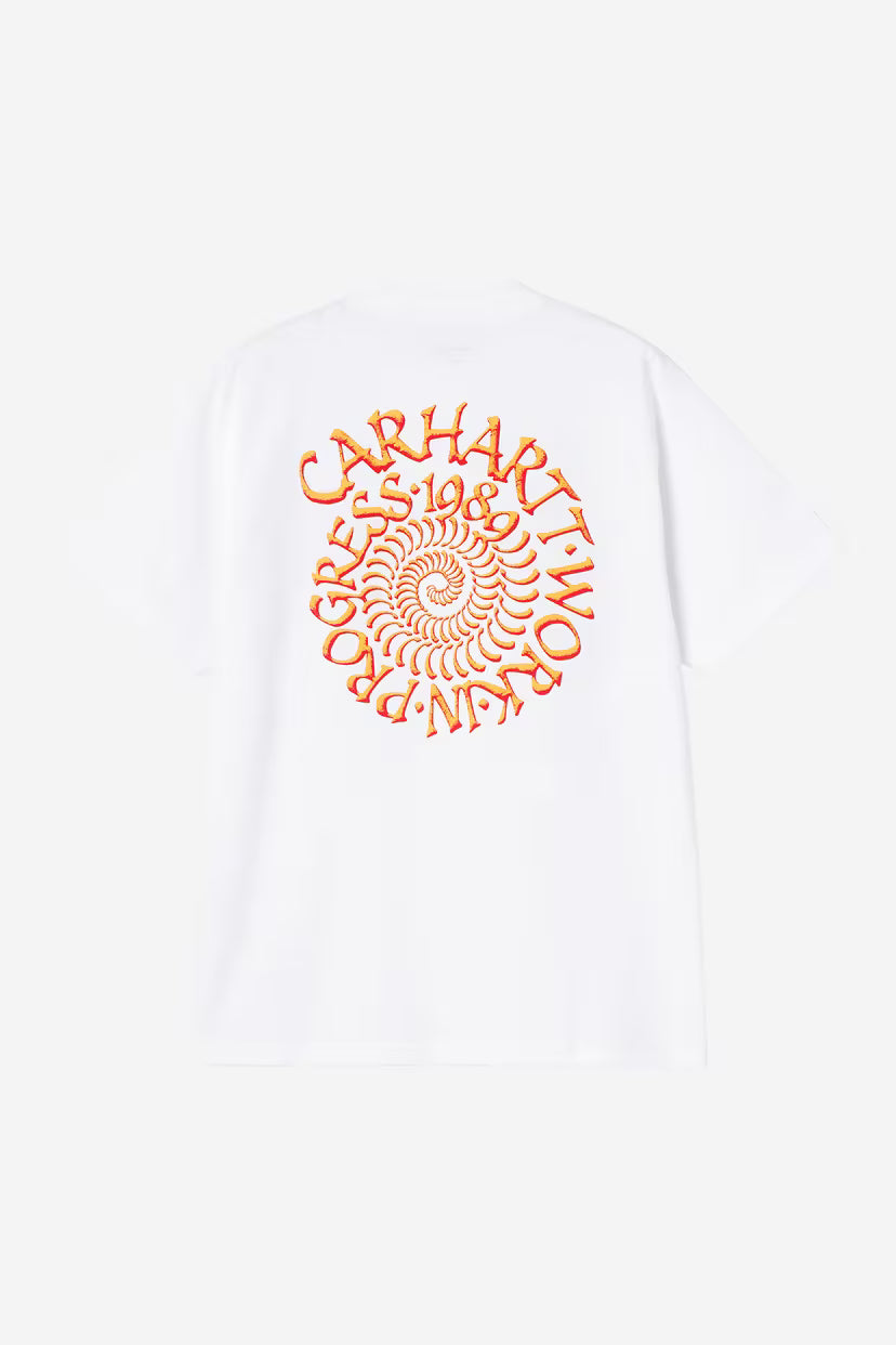 Carhartt WIP, S/S Spirals T-Shirt, White