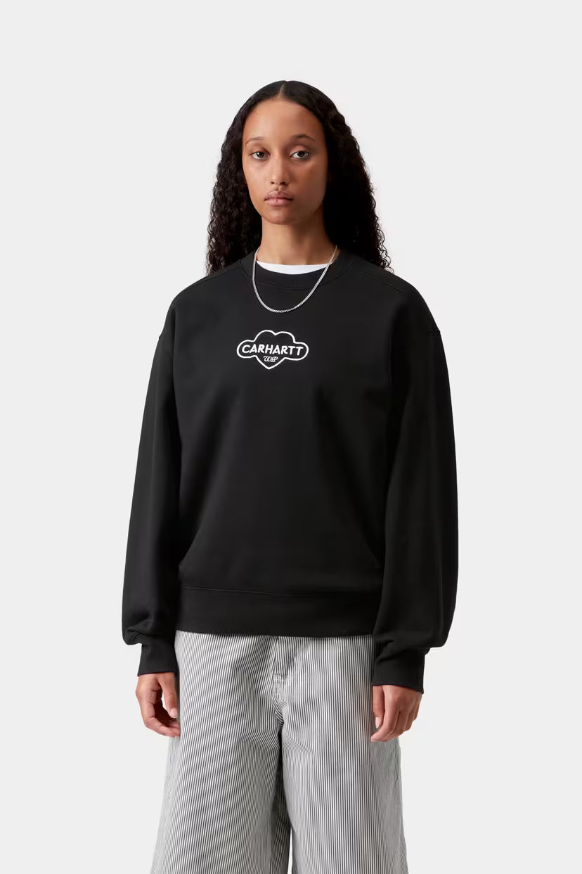 Carhartt WIP, W' Cloud Heart Sweatshirt, Black