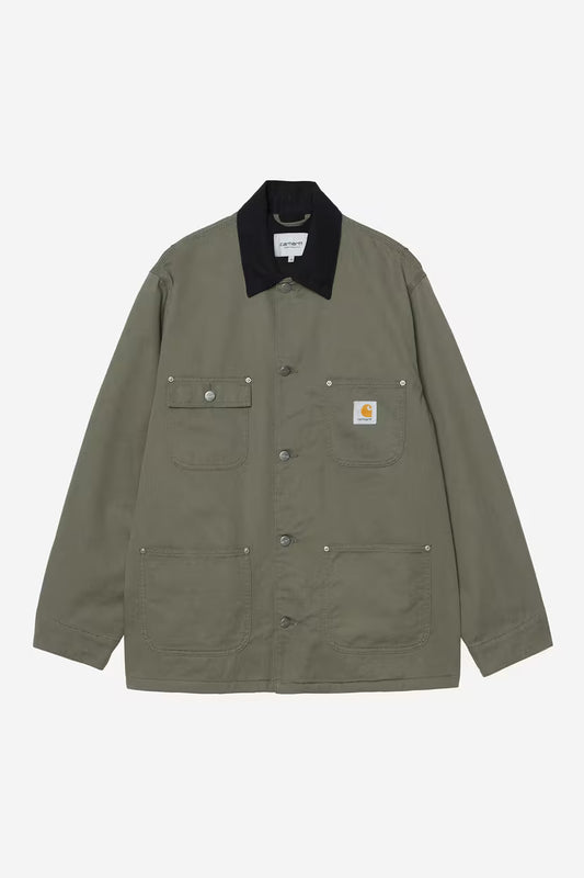 Carhartt WIP, OG Chore Coat, Leaf & Black, Rinsed