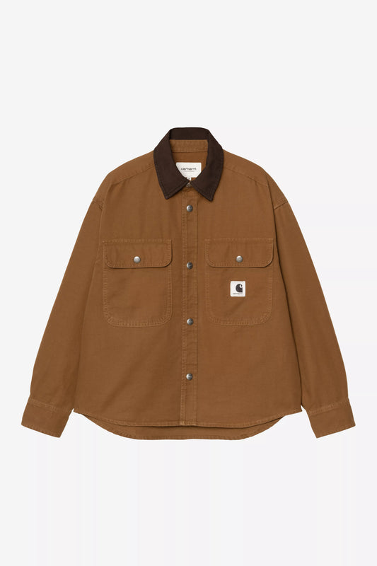 Carhartt WIP, W' Prescott Shirt Jac, Hamilton Brown & Tobacco