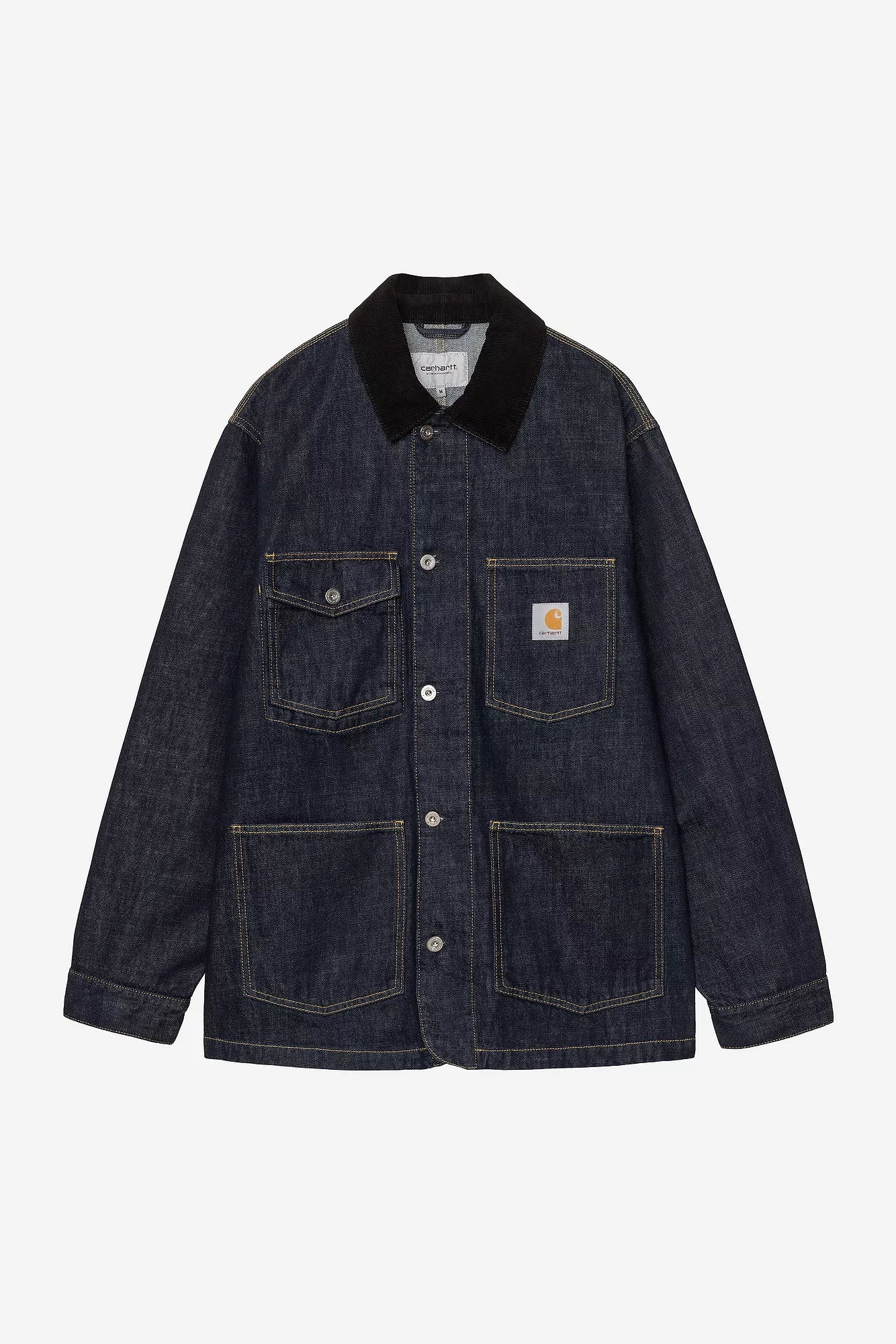 Carhartt WIP, Warren Chore Coat, Blue Rinsed