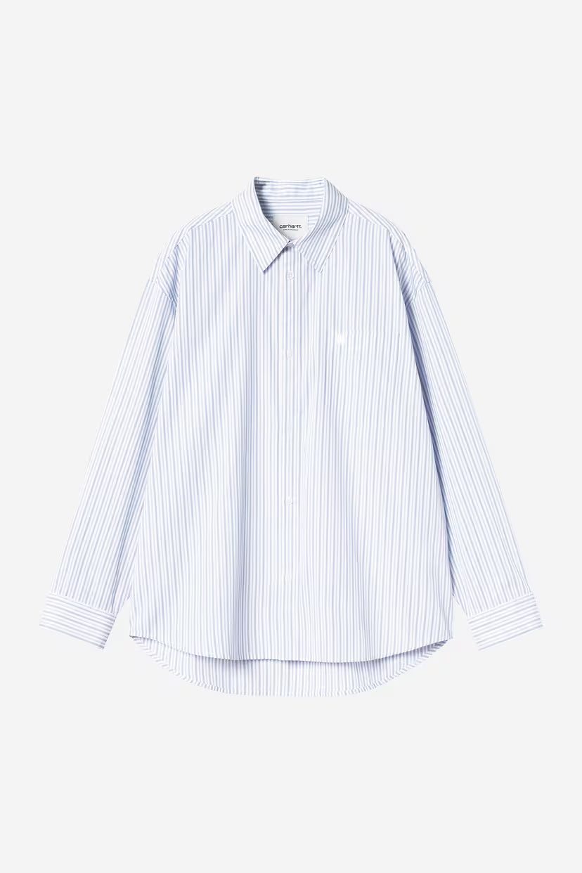 Carhartt WIP, W' L/S Keene Shirt, White