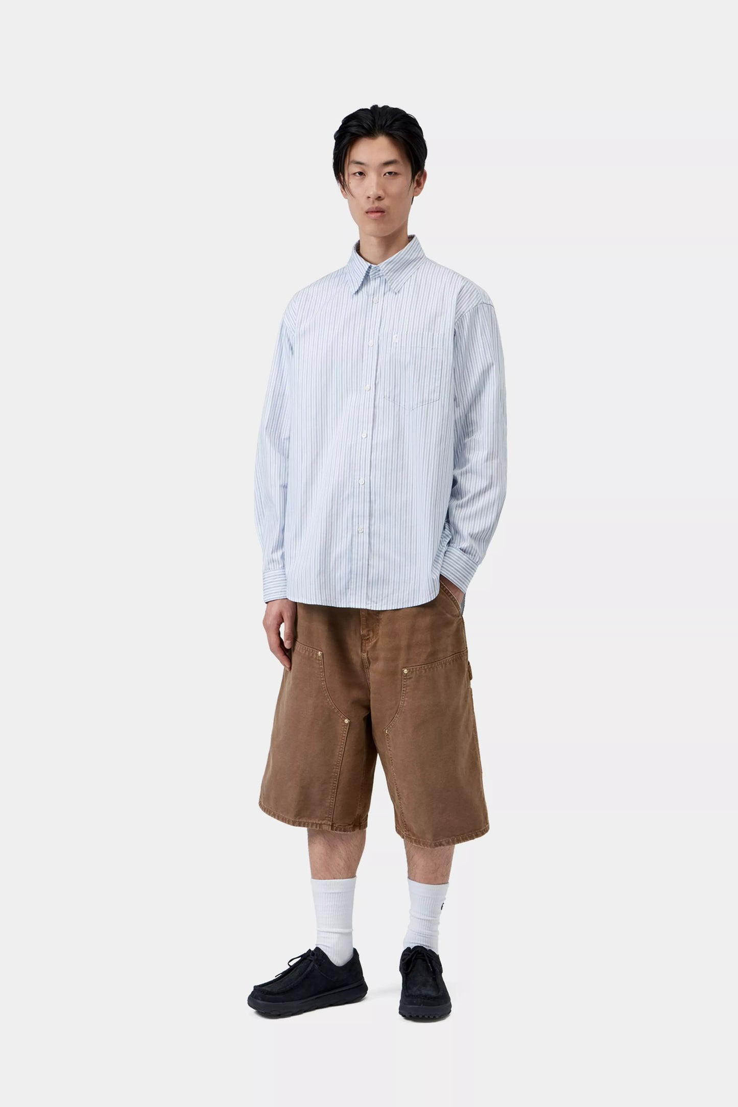 Carhartt WIP, L/S Keene Shirt, White
