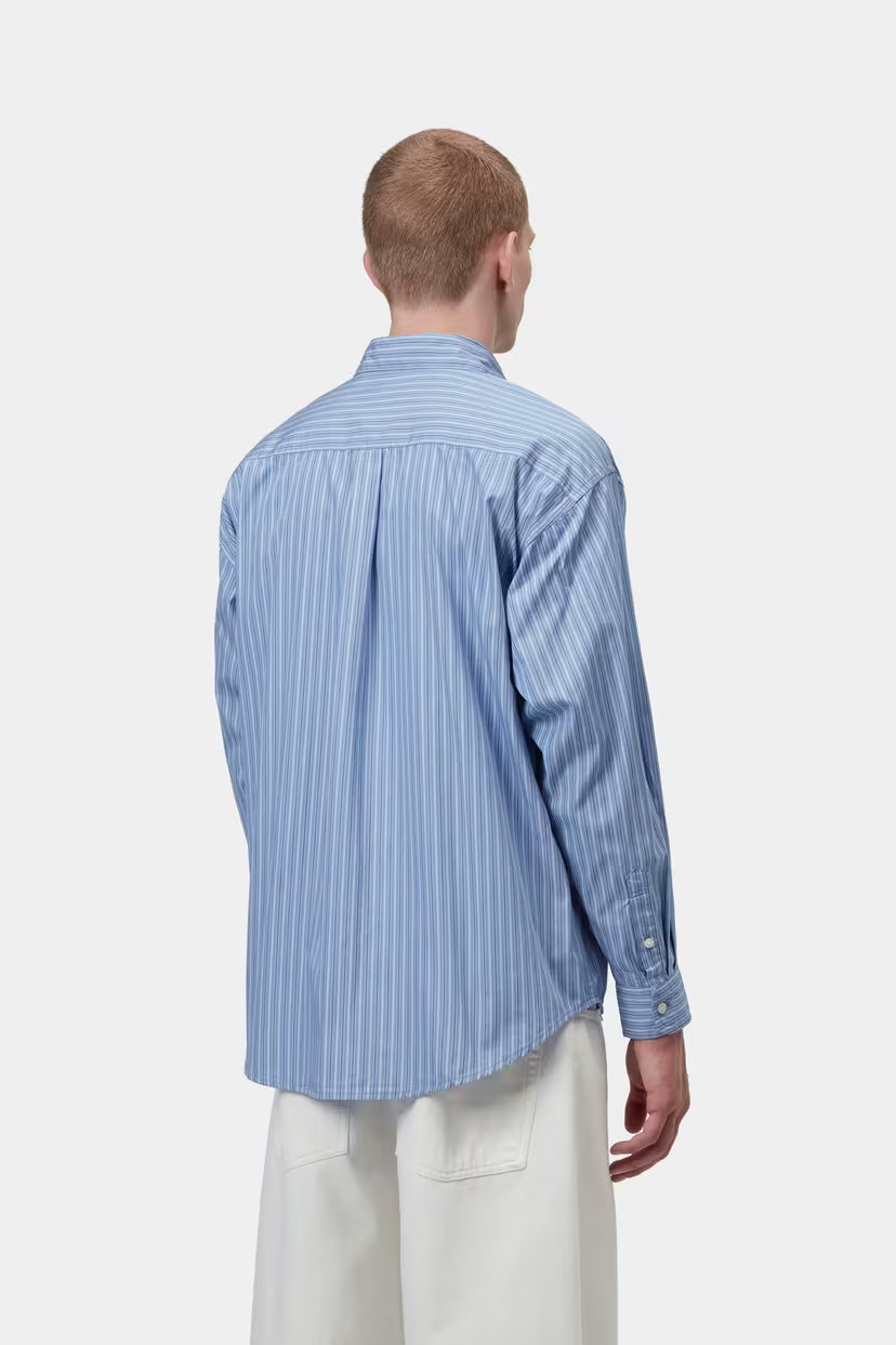 Carhartt WIP, L/S Keene Shirt, Curacao