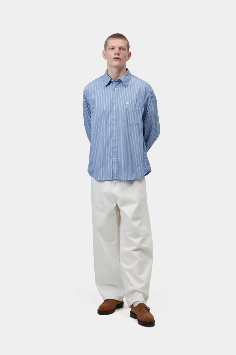 Carhartt WIP, L/S Keene Shirt, Curacao