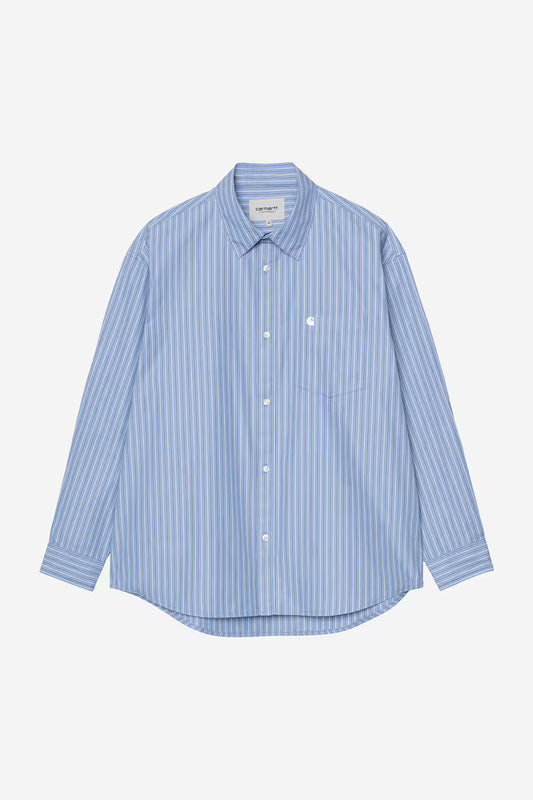 Carhartt WIP, L/S Keene Shirt, Curacao