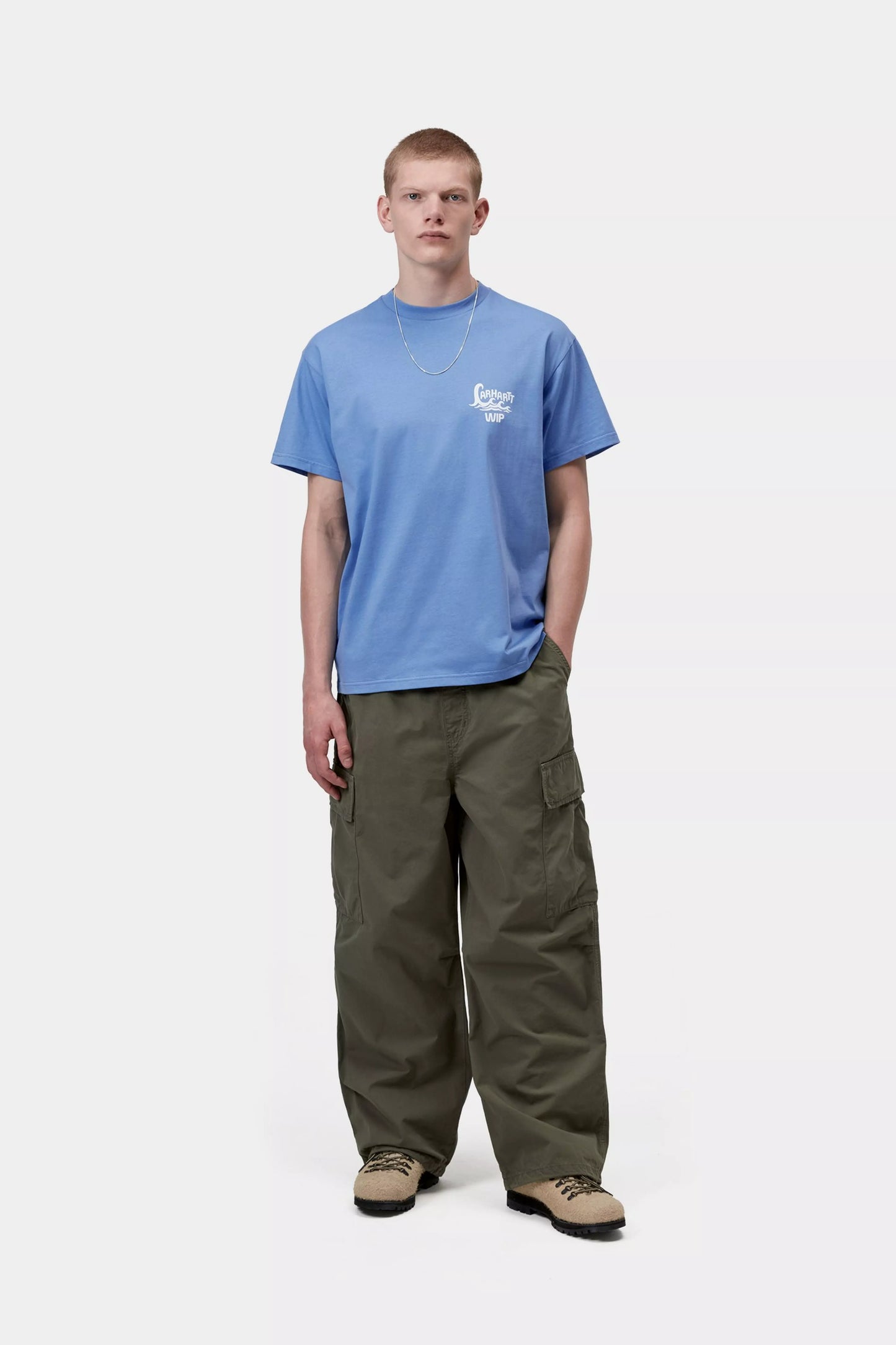 Carhartt WIP, S/S Waves T-Shirt, Curacao