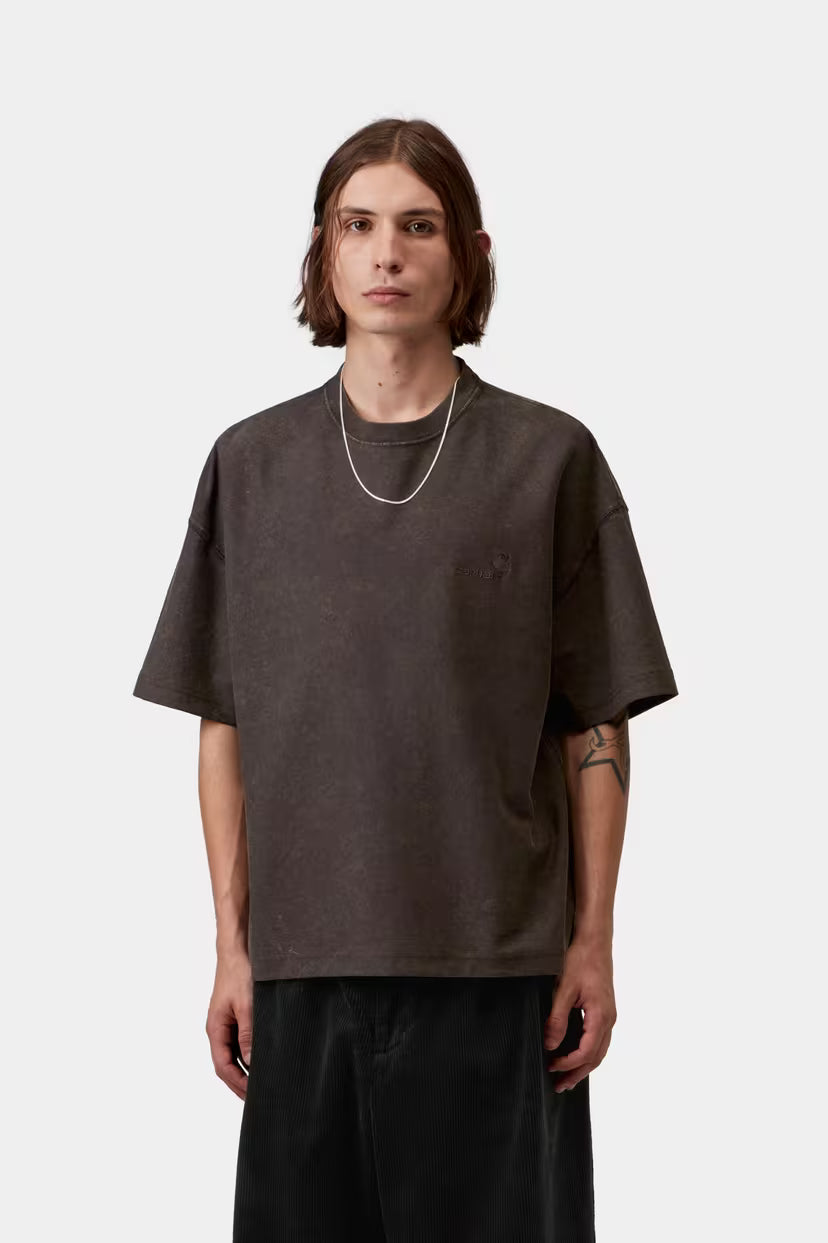 Carhartt WIP, S/S Lambert T-Shirt, Tobacco Moon wash
