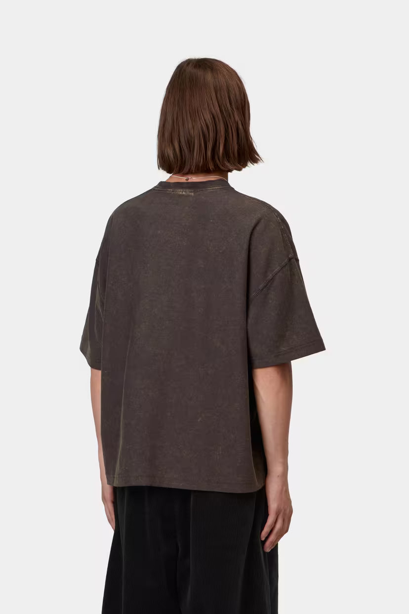Carhartt WIP, S/S Lambert T-Shirt, Tobacco Moon wash