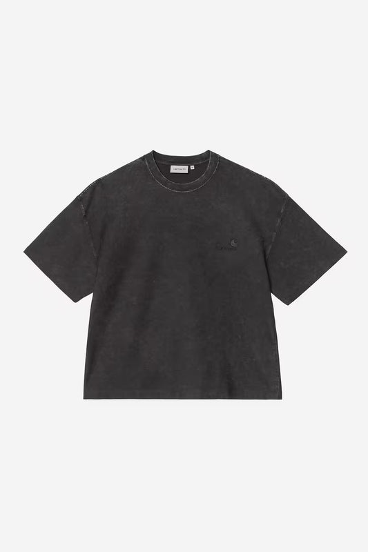 Carhartt WIP, S/S Lambert T-Shirt, Black Moon wash