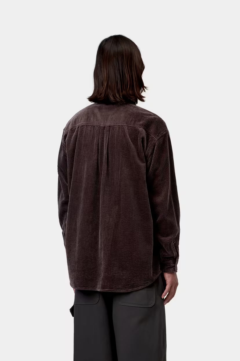 Carhartt WIP, L/S Loyde Shirt, Palisander, Rinsed