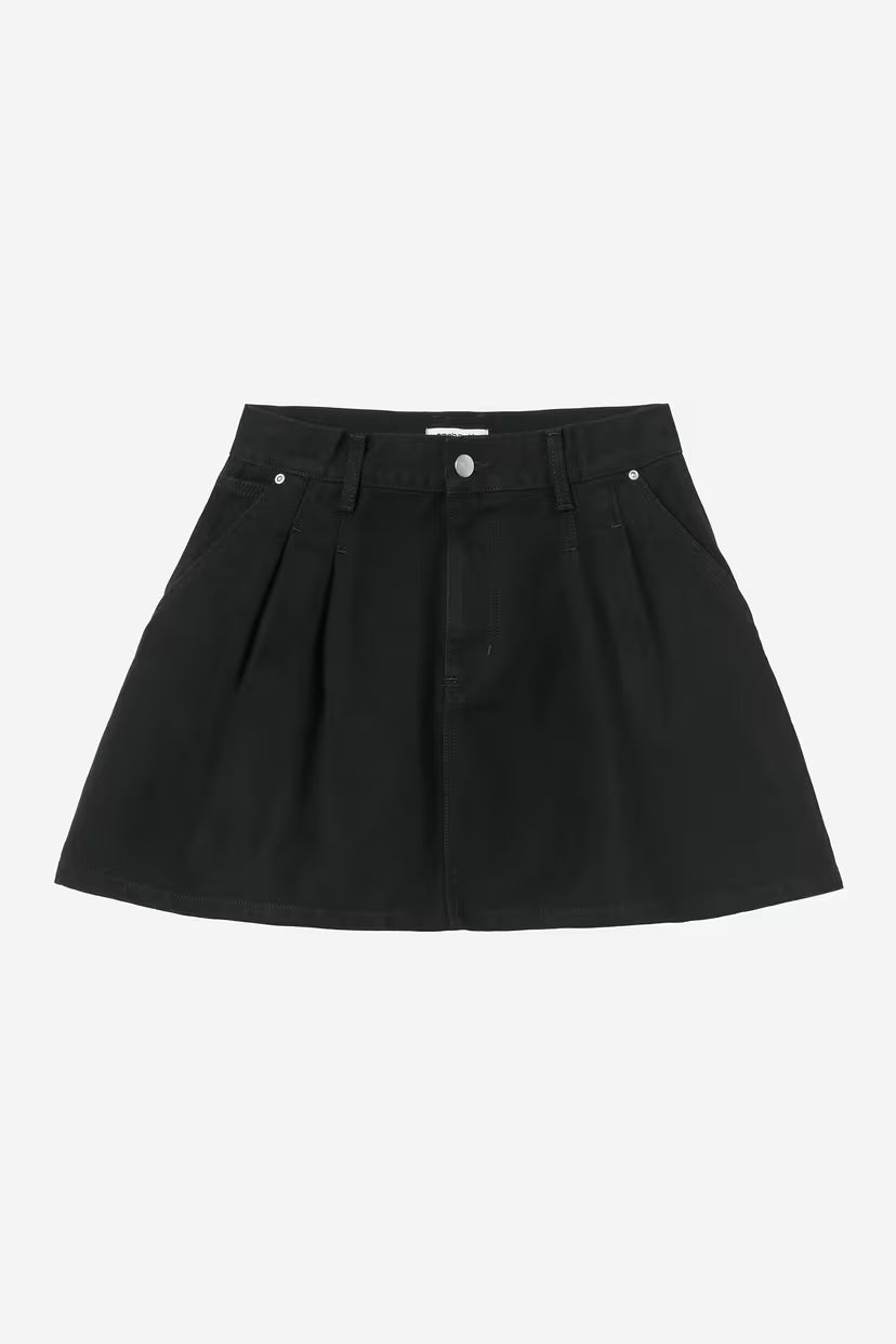Carhartt WIP, W' Billie Single Knee Skirt, Black, Stone washed