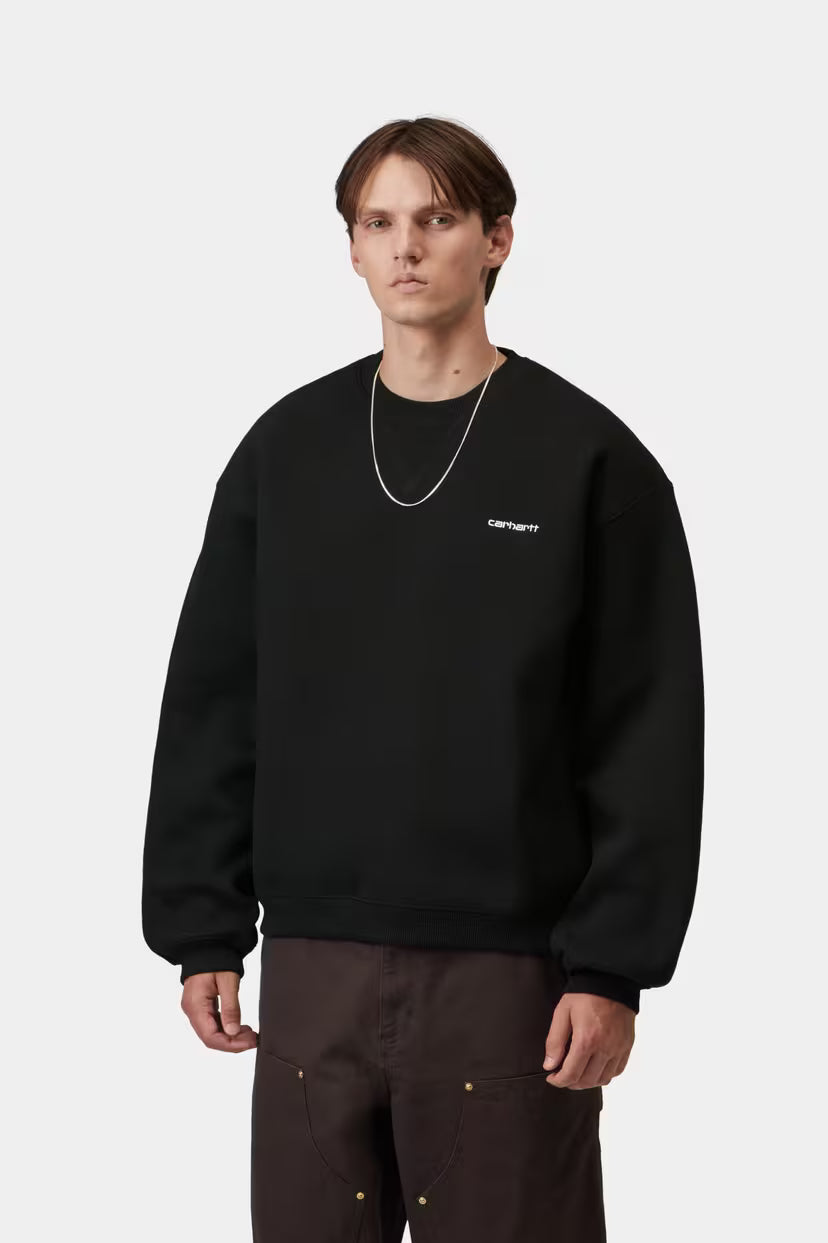 Carhartt WIP, Ebbert Sweatshirt, Black / White