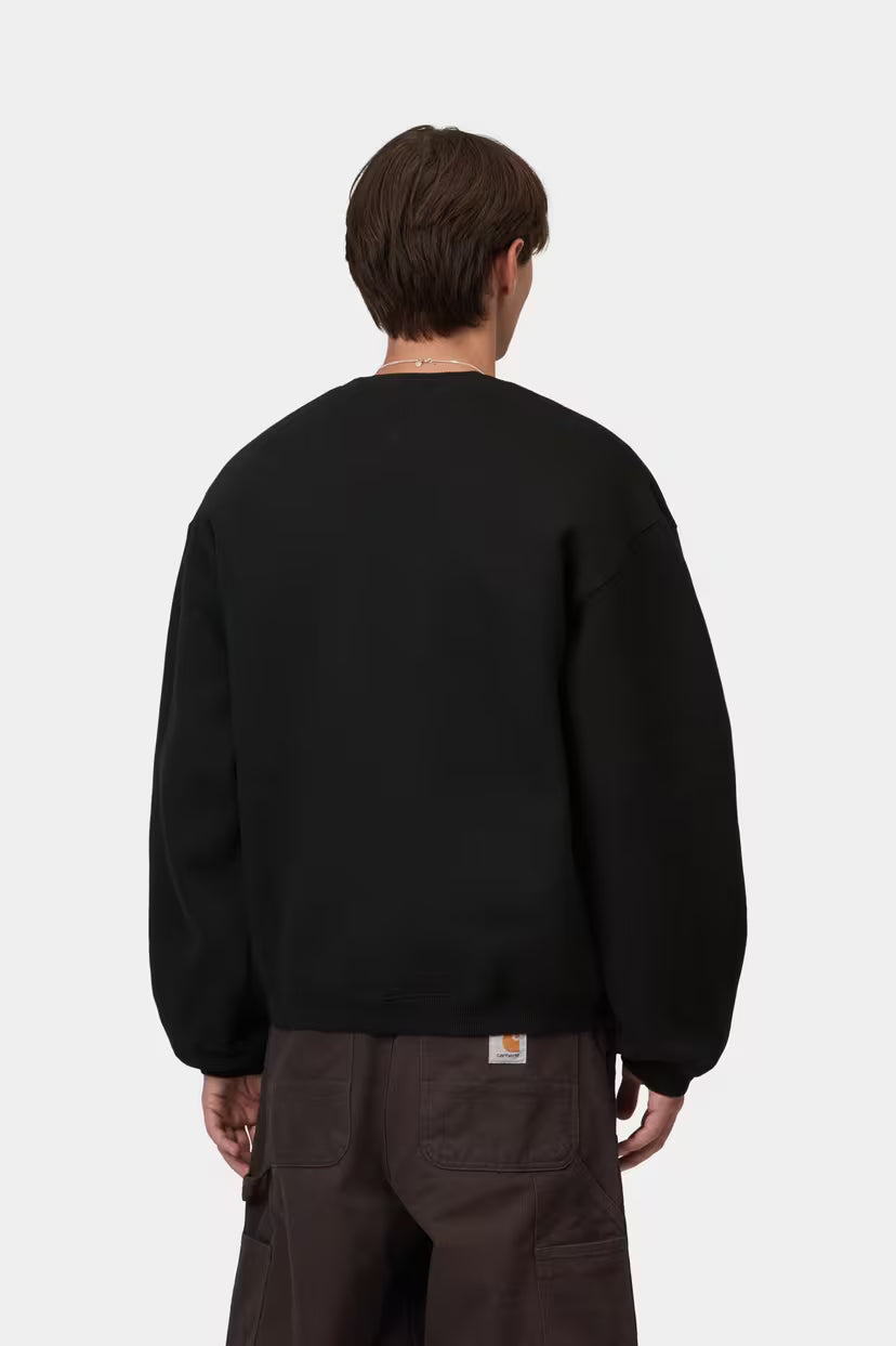 Carhartt WIP, Ebbert Sweatshirt, Black / White