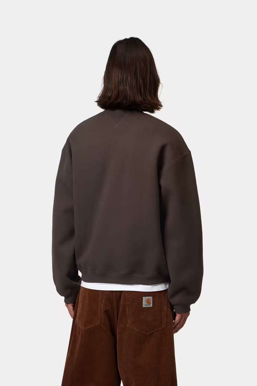 Carhartt WIP, Ebbert Sweatshirt, Tobacco / White