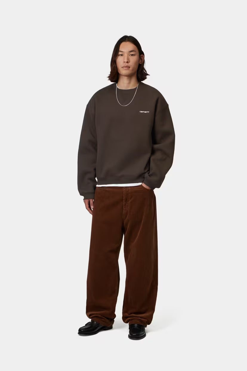 Carhartt WIP, Ebbert Sweatshirt, Tobacco / White