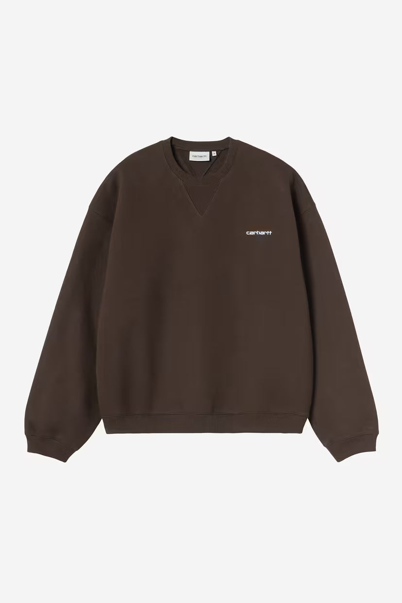 Carhartt WIP, Ebbert Sweatshirt, Tobacco / White