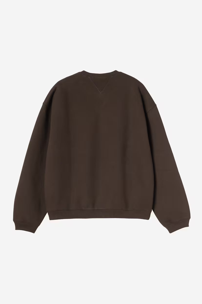 Carhartt WIP, Ebbert Sweatshirt, Tobacco / White