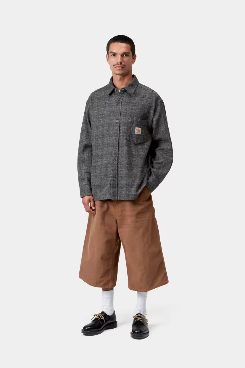 Carhartt WIP, L/S Bagley Shirt, Bagley Check, Black