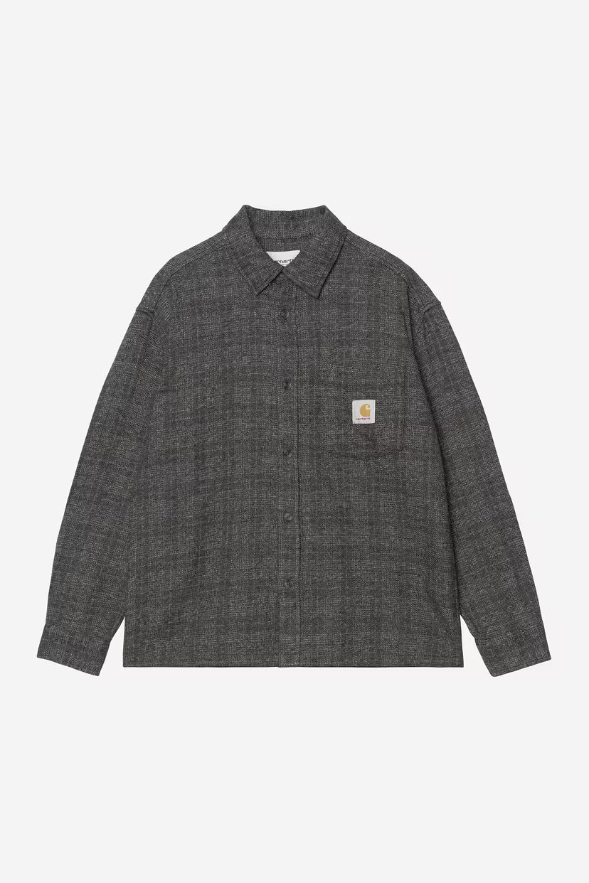 Carhartt WIP, L/S Bagley Shirt, Bagley Check, Black