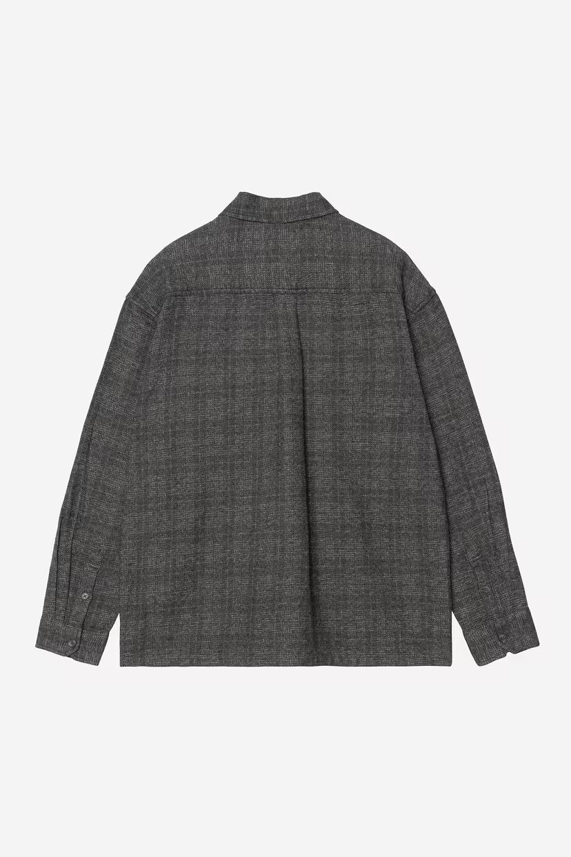 Carhartt WIP, L/S Bagley Shirt, Bagley Check, Black