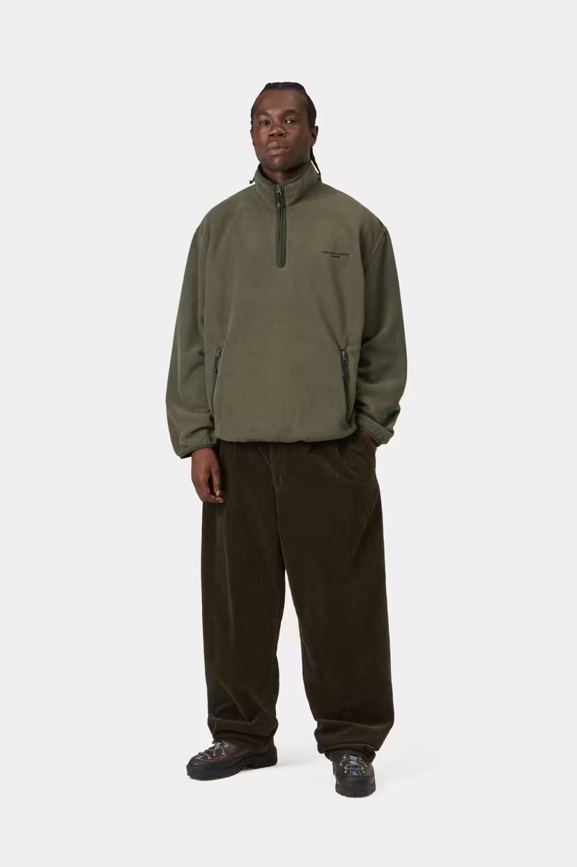 Carhartt WIP, Edmore Half Zip Sweatshirt, Cypress / Black