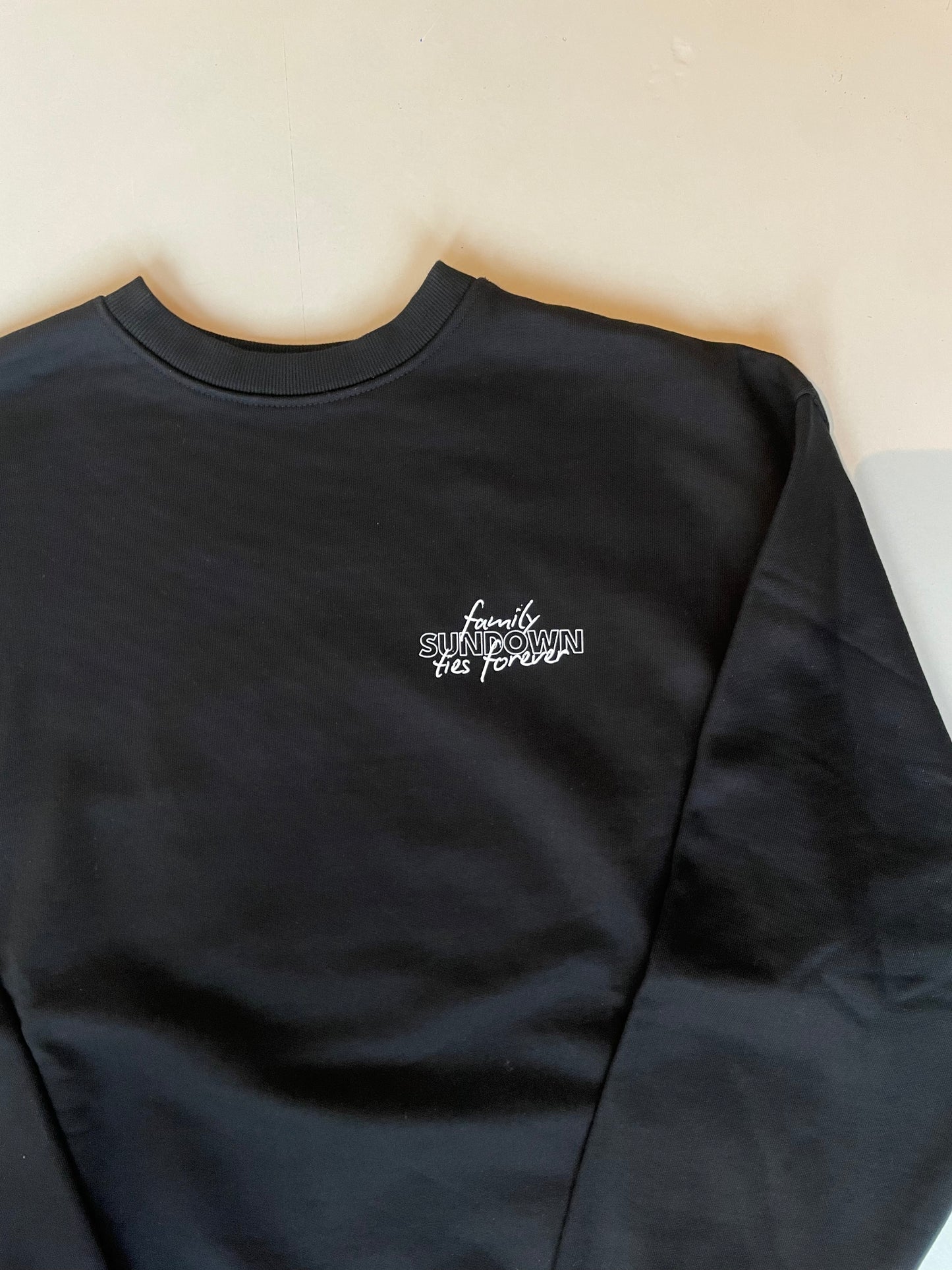 Sundown, Family ties forever Heavy Crewneck, Black